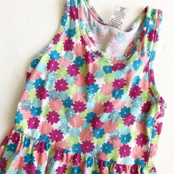 Gymboree floral racer back dress GUC S fits 4-5T - Picture 2 of 4